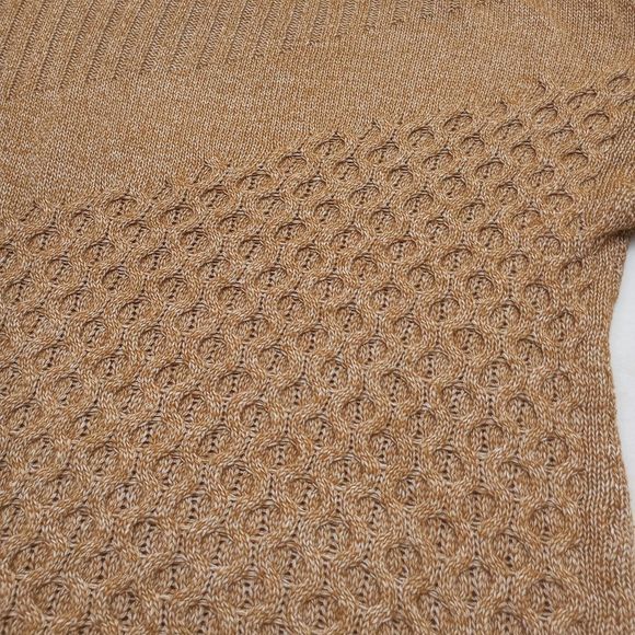 Nine West Beige Turtleneck Textured Sweater, size Small - Picture 3 of 9
